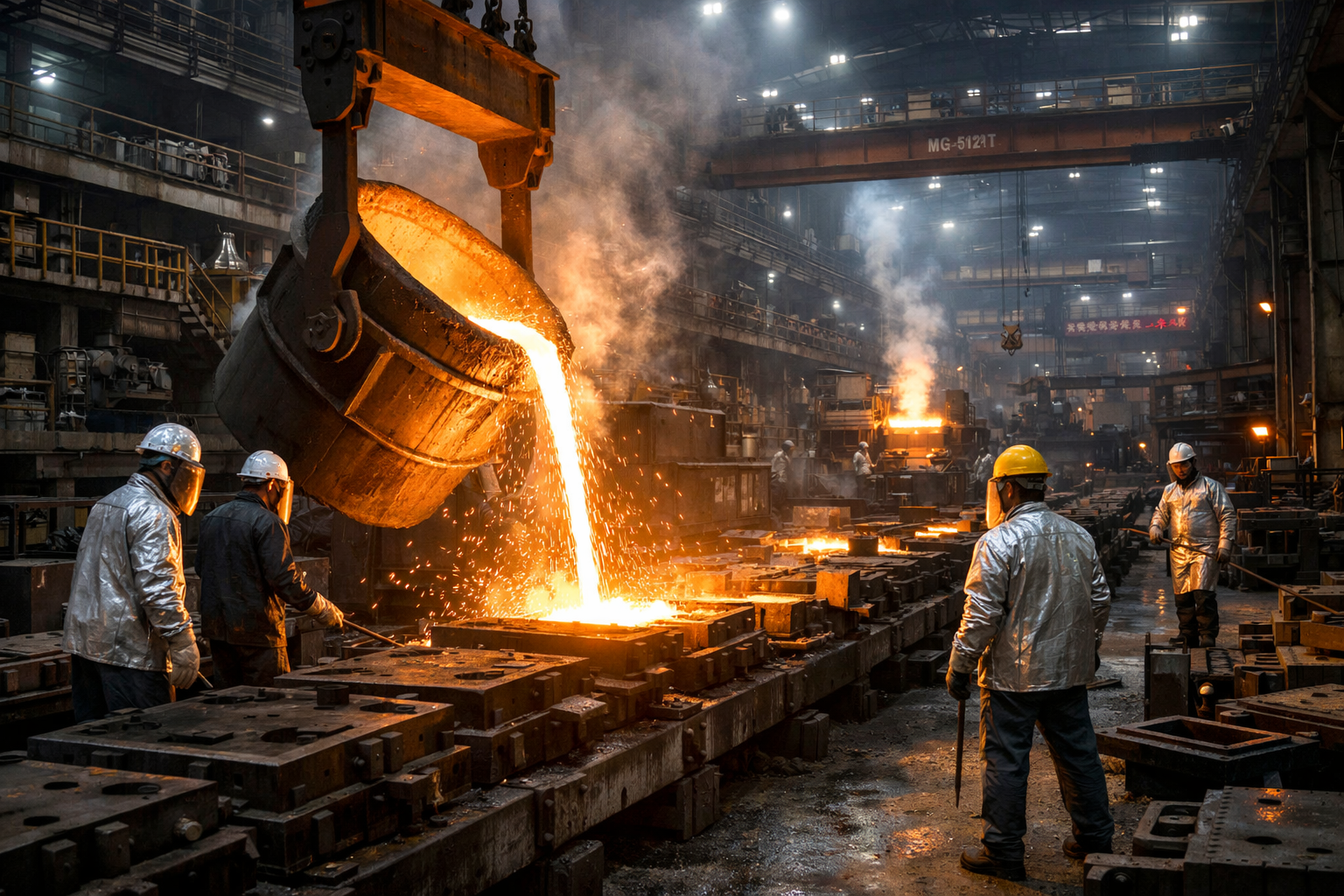Gray iron foundry production line in Hebei, China