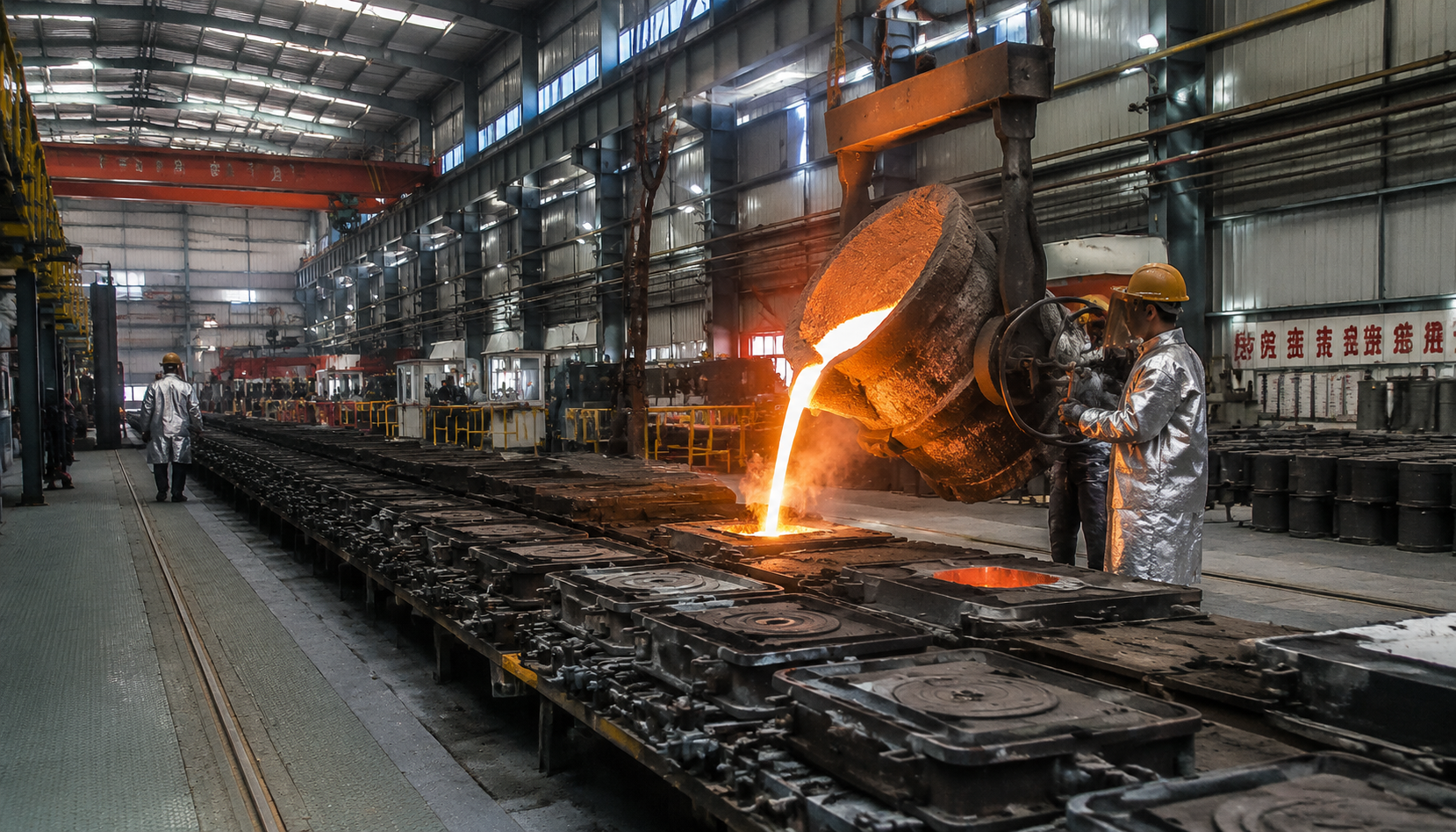 Gray iron sand casting foundry Hebei China