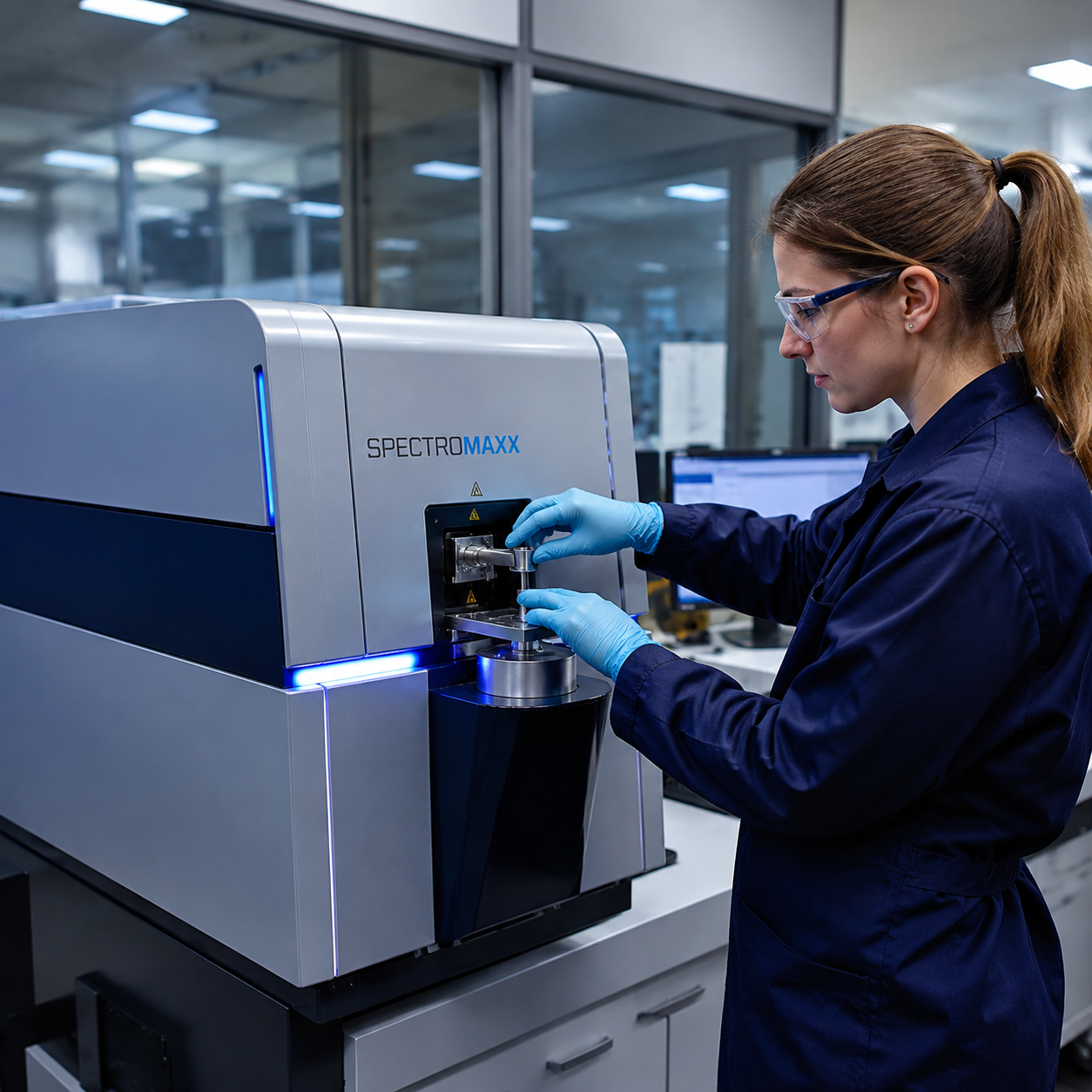 OES spectrometer testing