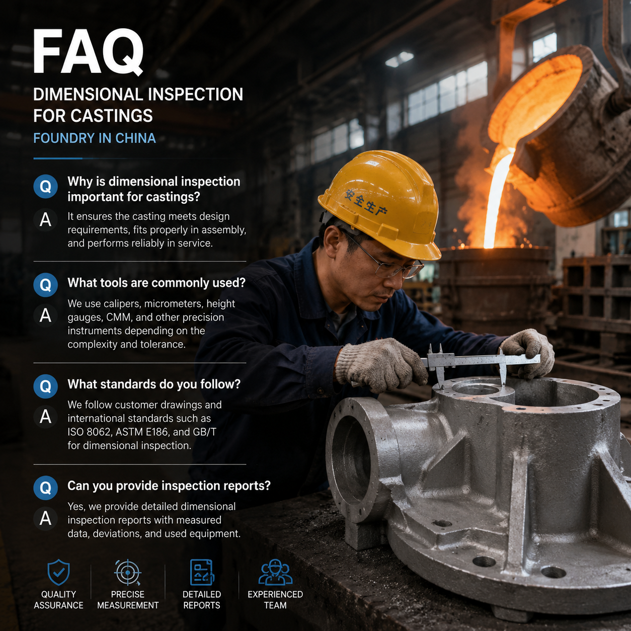 FAQ about dimensional inspection for castings