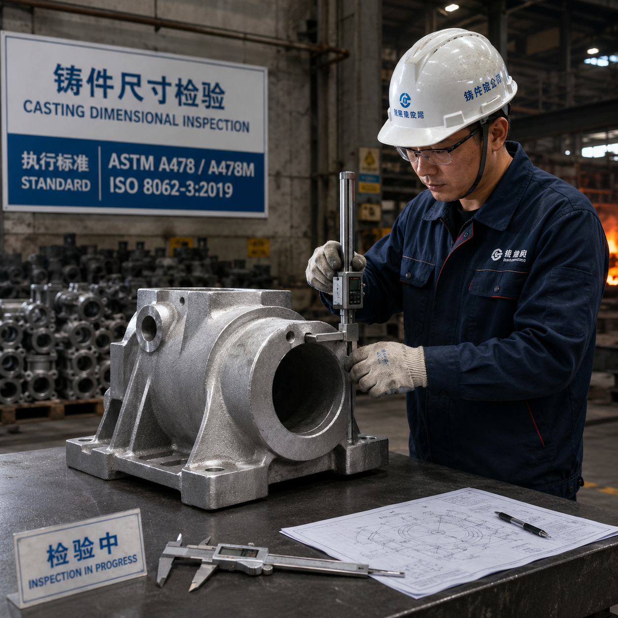 ASTM and ISO standards for casting dimensional inspection