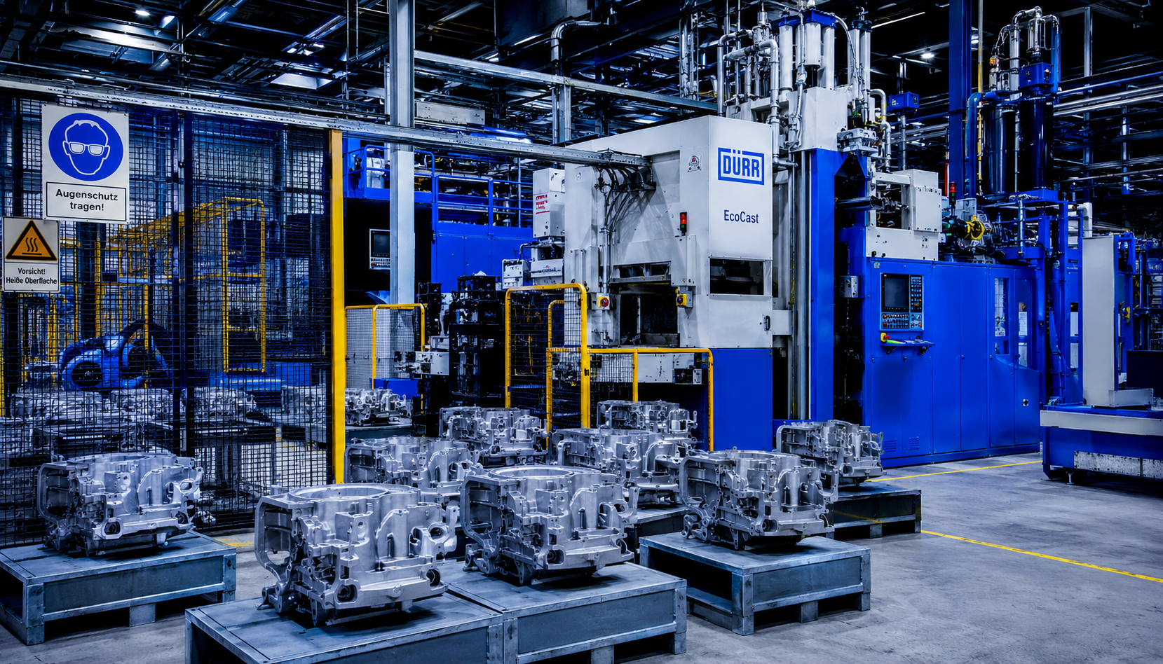 German foundry producing ductile iron castings under DIN standards