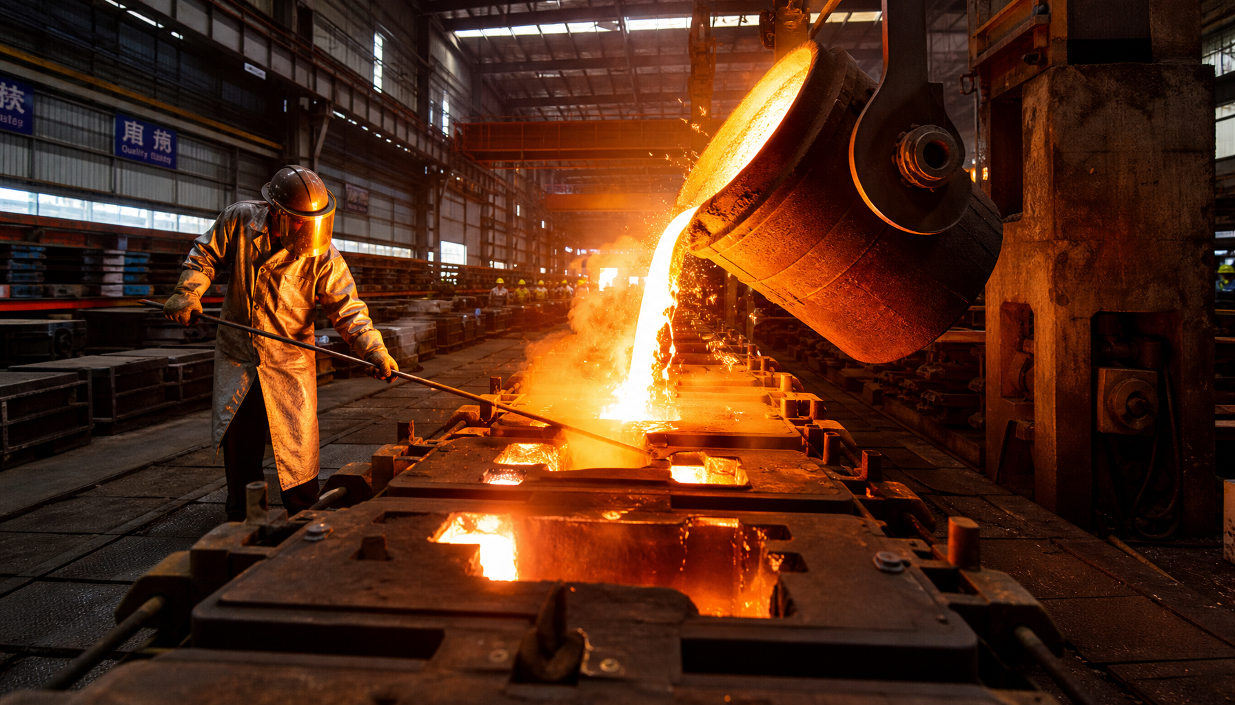 Ductile iron casting foundry in Shandong China