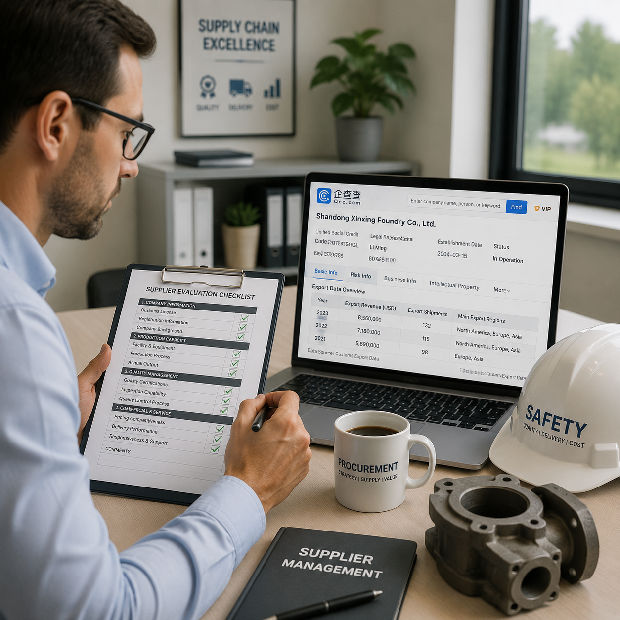Foundry supplier evaluation process