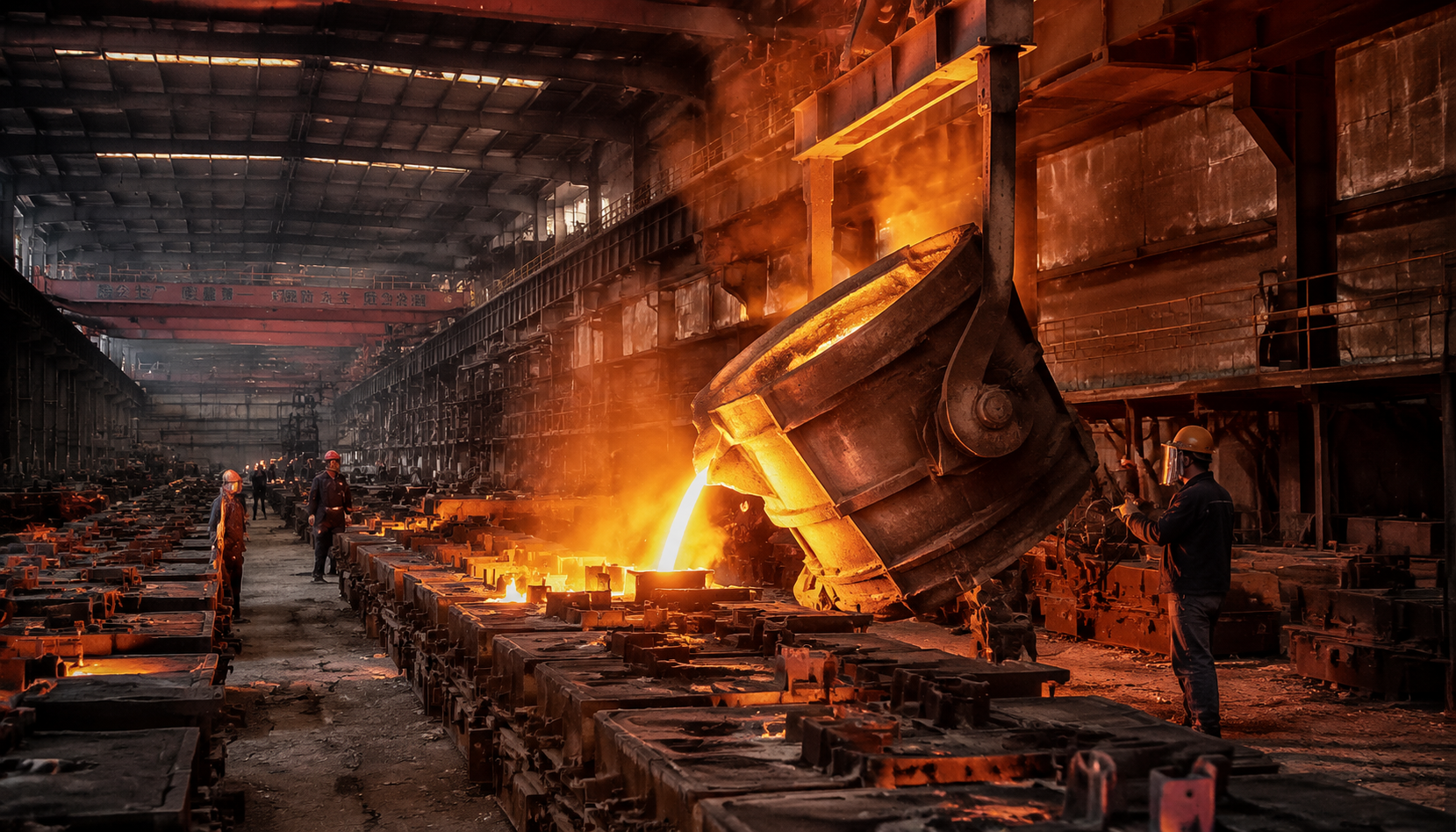 Chinese foundry sand casting production line