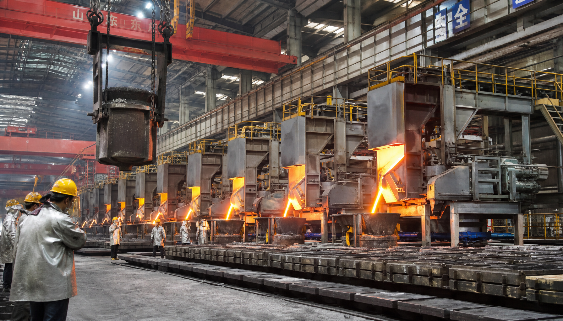 Large impeller casting foundry in Shandong, China