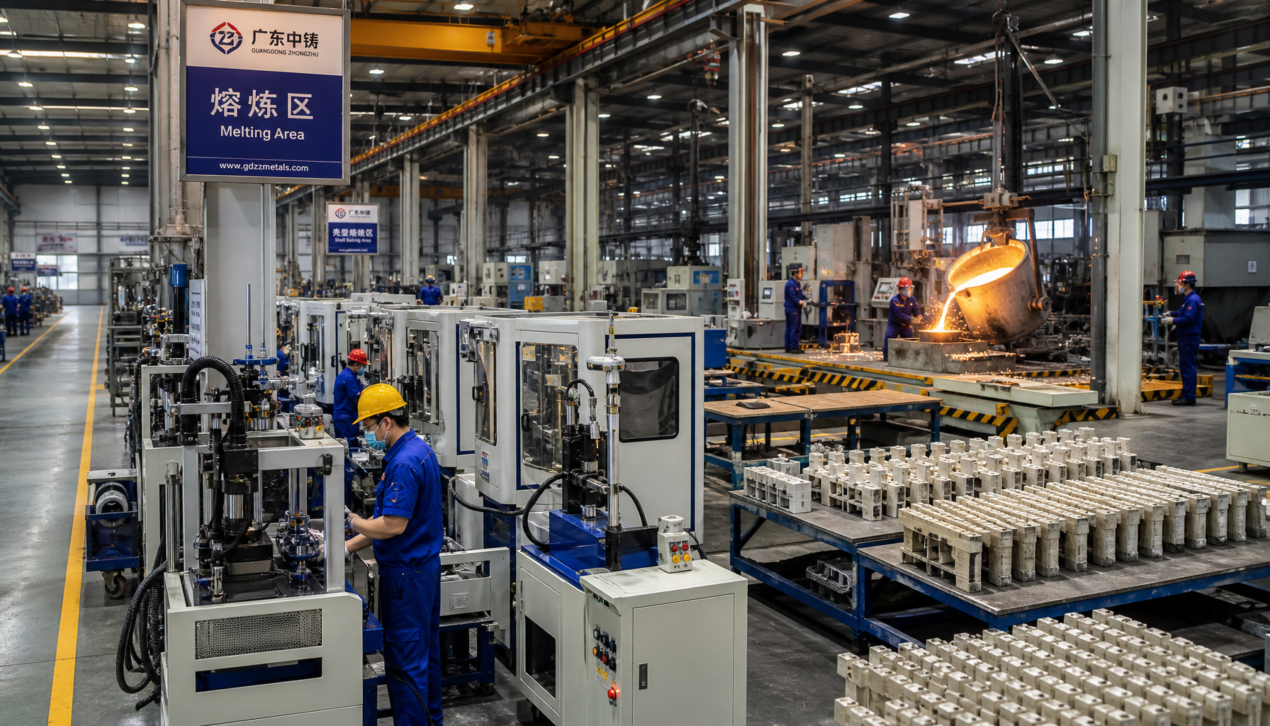 Investment casting foundry in Guangdong China