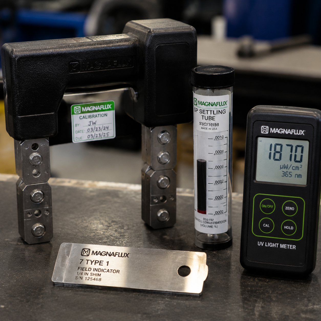 MPI equipment calibration check