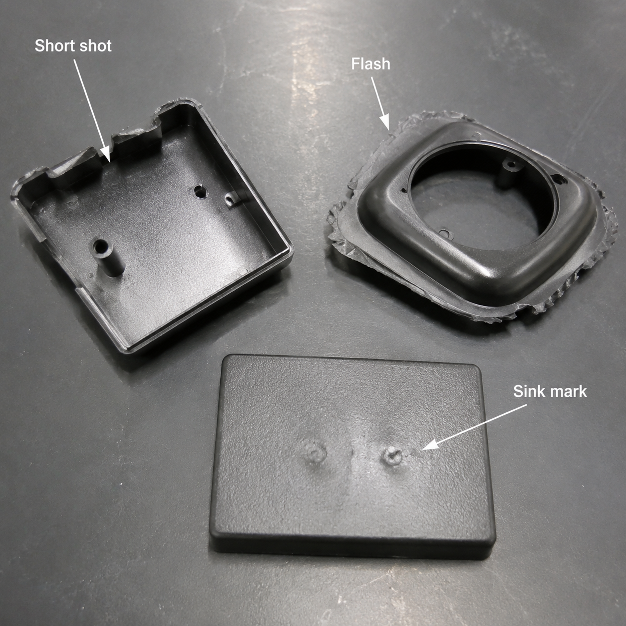 Common injection mold defects from poorly made Chinese molds