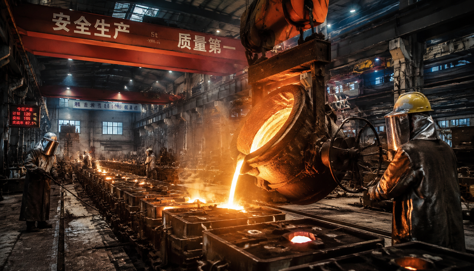 Chinese foundry producing automotive castings for PPAP Level 3