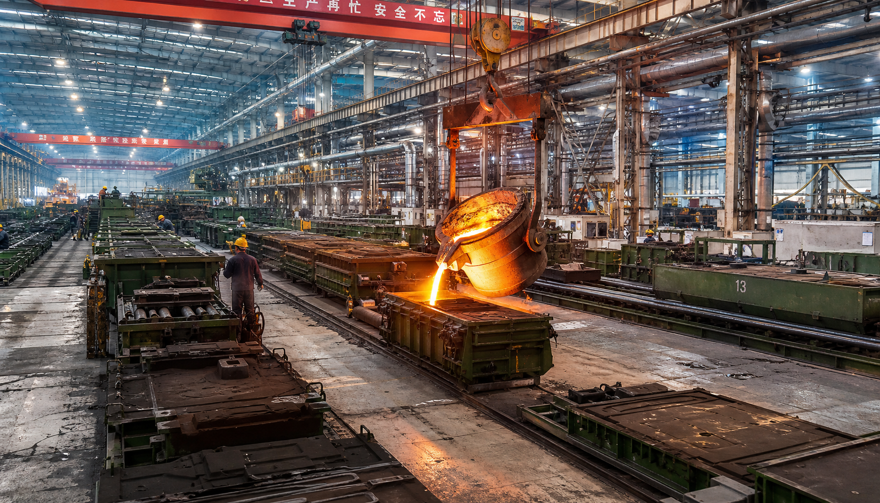 Heavy truck casting foundry in Shandong China