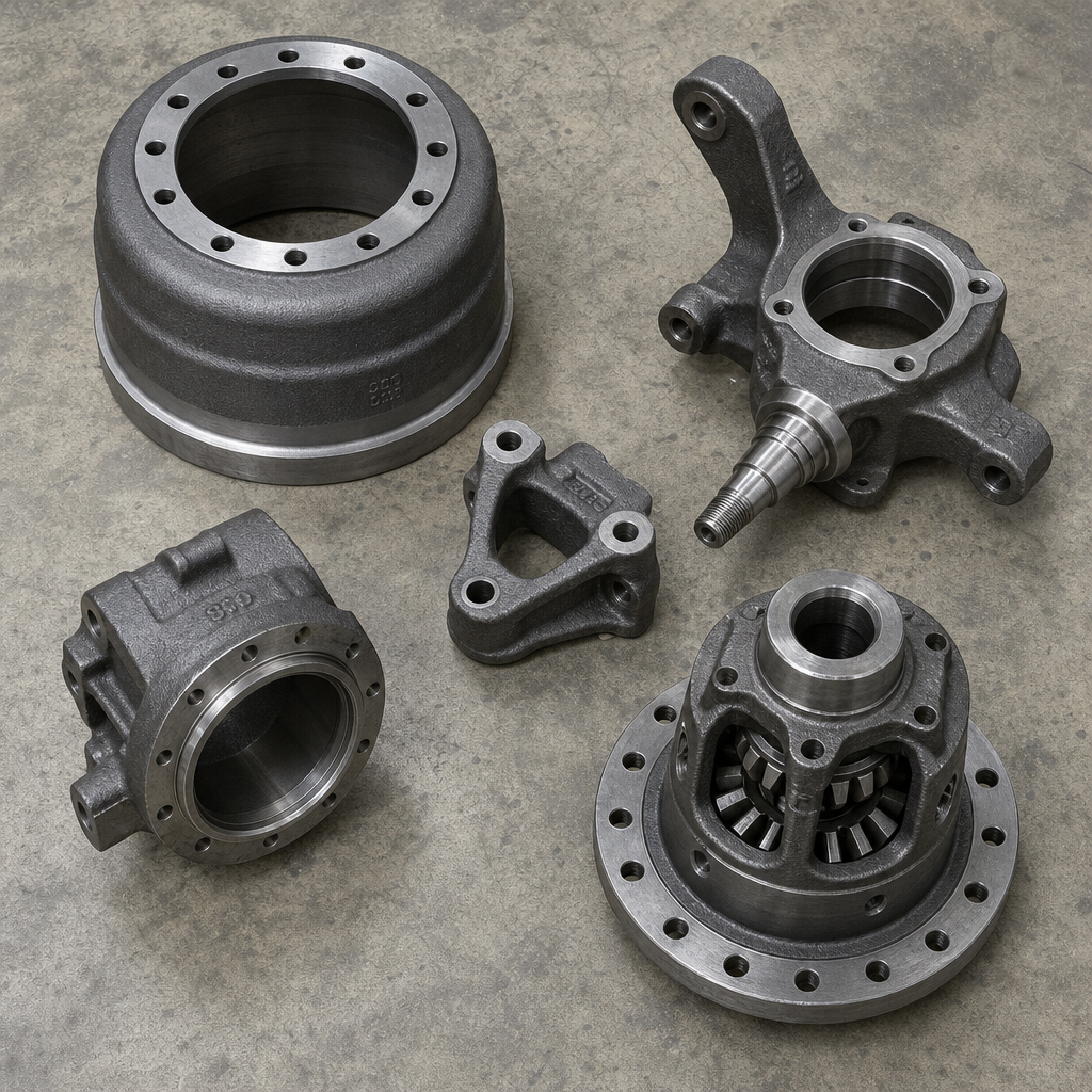 Common heavy truck casting components
